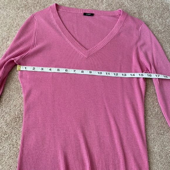 LADIES JCREW V-NECK SWEATER MEDIUM - Picture 7 of 9
